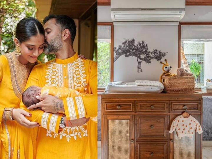 Sonam Kapoor and Anand Ahuja welcomed their baby boy on August 20. Sharing pictures from Vayu's nursery, she thanked everyone who helped her set up the room and described it as 