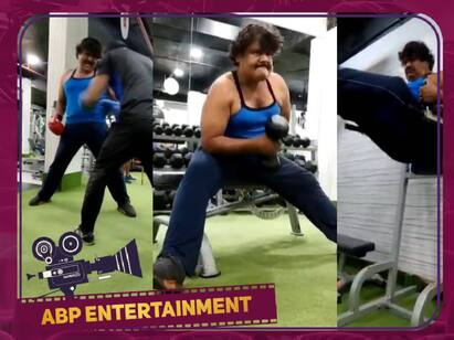 mansoor ali khan actor workout video goes viral on social media Mansoor Ali Khan Workout:  ‘தளபதி 67’ -ல் வாய்ப்பு ?.. வெறித்தனமாக ஒர்க் அவுட் செய்யும் மன்சூர் அலிகான்.. வைரலாகும் வீடியோ!