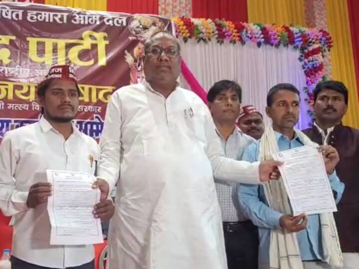 Ghazipur Uttar Pradesh National President of Nishad Party Cabinet Minister Sanjay Nishad addressed workers ANN Ghazipur: संजय निषाद बोले- मेरे लोगों ने ही की थी PM मोदी की रैली रोकने की कोशिश, कार्यकर्ताओं से की ये अपील
