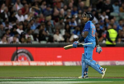 3. Suryakumar Yadav: The star batter, currently world's number 1 T20 International batter as per ICC rankings, scored three fifties with a jaw-dropping strike-rate of 189.6. Yadav scored 239 runs in 6 matches, averaging just below 60. Pic: AFP