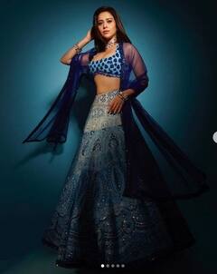 Nushrratt Bharuccha: ਨੁਸਰਤ ਭਰੂਚਾ ਨੇ ਨੀਲੇ ਲਹਿੰਗੇ ਵਿੱਚ ਦਿਖਾਇਆ ਆਪਣੇ ਹੁਸਨ ਦਾ ਜਲਵਾ, ਡੀਪ ਨੇਕ ਬਲਾਊਜ਼ ਵਿੱਚ ਲਗੀ ਹੌਟ