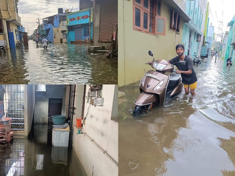 Chennai rains over 100 residents in mangadu area battling inundation for third consecutive day TNN கனமழையால் ஸ்தம்பித்துப்போன மாங்காடு; மக்களின் இயல்பு வாழ்க்கை பாதிப்பு