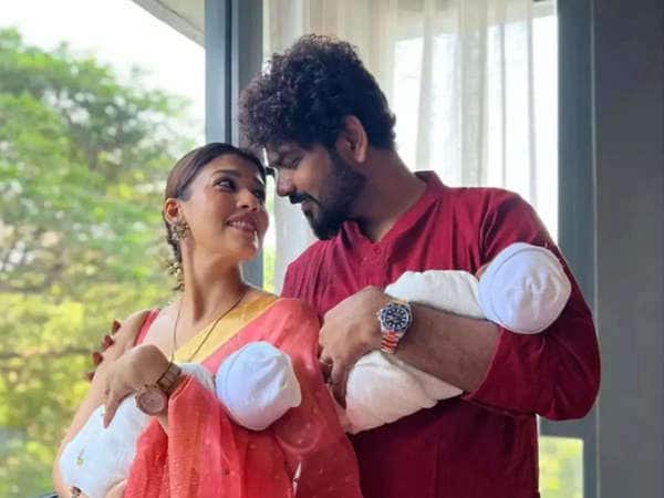 नयनतारा - सेलिब्रिटीज की इस लिस्ट में नयनतारा और विग्नेश का भी नाम शामिल है. 9 अक्टूबर को ही उन्होंने अपने जुड़वा बेटों का वेलकम किया है. उन्होंने पोस्ट शेयर कर लिखा कि नयन और मैं अम्मा अप्पा बन गए हैं. कपल ने अपने बच्चों का नाम यूइर और उलगम रखा है.