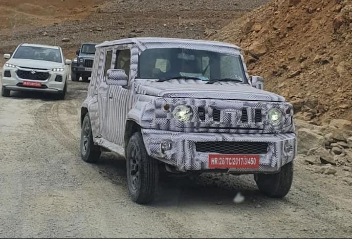 Maruti Jimny: The Jimny would be expected to be revealed at the 2023 Auto Expo and the version to be sold in India would be a 5-door one with considerable changes for the Indian market including more space and features while the 1.5l mild hybrid petrol will remain. Image Source: Somnath Chatterjee