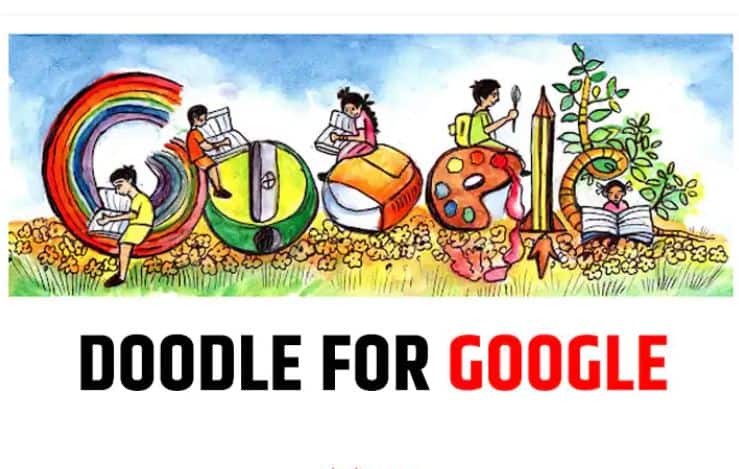 google-doodle-today-google-celebrates-india-winner-of-doodle4google-contest-check-details Doodle for Google 2022: কলকাতার ছেলে জিতল গুগল ডুডলের খেতাব, শ্লোকের হাতেই সেরার শিরোপা
