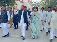 In Pics: डिंपल यादव के नामांकन के दौरान एकजुट दिखा पूरा यादव परिवार, देखिए तस्वीरें