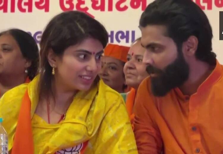 How Ravindra Jadeja campaigning for his wife Rivaba for Gujarat Assembly Election 2022 Gujarat Election 2022: रिवाबा के लिए उनके पति रविंद्र जडेजा किस तरह कर रहे प्रचार?
