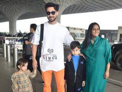 Aayush Arpita Pics: परिवार के साथ हॉलीडे मनाने निकले आयुष शर्मा, बेटी आयत का हाथ थामे आए नजर