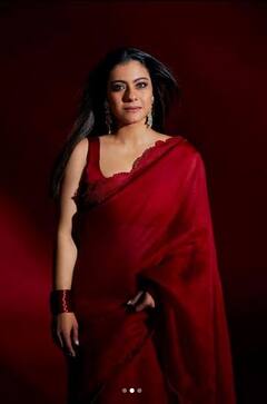 Kajol: ਚਮਕਦਾਰ ਲਾਲ ਸਾੜੀ ਵਿੱਚ ਕਾਜੋਲ ਦੇ ਮਨਮੋਹਕ ਅੰਦਾਜ਼ ਤੋਂ ਅੱਖਾਂ ਨਹੀਂ ਹਟਣਗੀਆਂ, ਦੇਖੋ ਤਸਵੀਰਾਂ