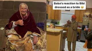 Trending: ਆਪਣੀ ਪਤਨੀ ਨੂੰ ਦੁਲਹਨ ਵਾਂਗ ਸਜ਼ਾ ਦੇਖ ਹੈਰਾਨ ਰਹਿ ਗਏ ਦਾਦਾ ਜੀ, ਦਿਲ ਜਿੱਤ ਰਹੀ ਹੈ ਵੀਡੀਓ