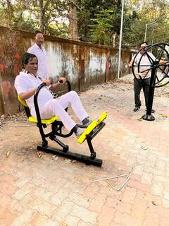 PHOTO: रावसाहेब 'दाजीं'चा फिटनेस फंडा