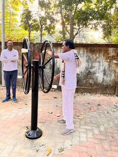 PHOTO: रावसाहेब 'दाजीं'चा फिटनेस फंडा