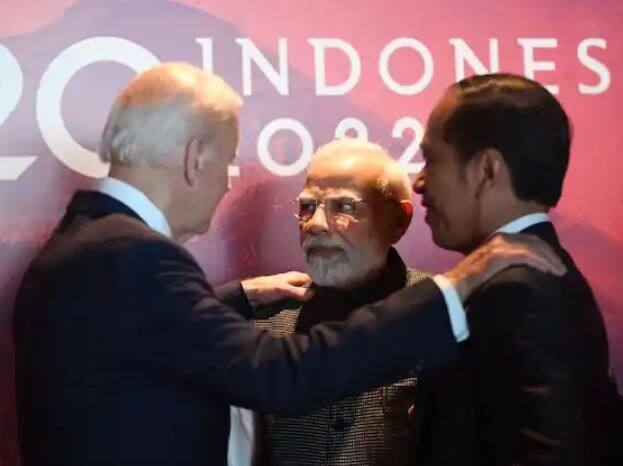 ਪ੍ਰਧਾਨ ਮੰਤਰੀ ਦਫ਼ਤਰ (ਪੀਐਮਓ) ਨੇ ਇੱਕ ਟਵੀਟ ਵਿੱਚ ਕਿਹਾ ਕਿ ਪ੍ਰਧਾਨ ਮੰਤਰੀ ਨਰਿੰਦਰ ਮੋਦੀ ਅਤੇ ਅਮਰੀਕੀ ਰਾਸ਼ਟਰਪਤੀ ਜੋ ਬਾਇਡੇਨ ਨੇ ਬਾਲੀ ਵਿੱਚ ਜੀ-20 ਸੰਮੇਲਨ ਦੌਰਾਨ ਗੱਲਬਾਤ ਕੀਤੀ।