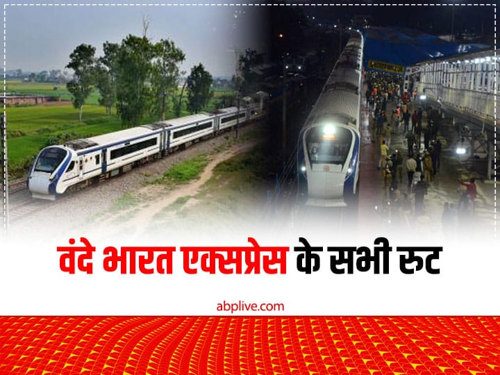 Vande Bharat: देश में चार रूट पर वंदे भारत ट्रेन चल रही हैं और हाल ही में पांचवा रूट भी शुरू कर दिया गया है. आइए जानते हैं कि ये ट्रेन किन किन रूट पर चल रही है और किन रूट पर यह अब शुरू होने वाली है.