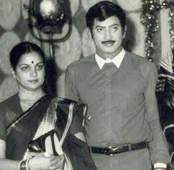 కృష్ణ తో విజయనిర్మల.