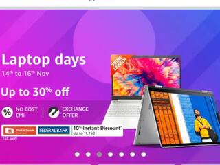 Amazon Deal : HP, Dell आणि Lenovo लॅपटॉपवर मिळतेय 30% सूट; 16 नोव्हेंबरपर्यंत ऑफर उपलब्ध