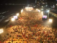 'Karthika Mahadeepotsavam' Organised At RK Beach In Visakhapatnam. See Pics
