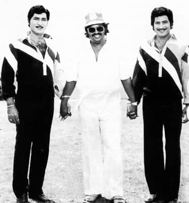 దాసరి నారాయణరావు తో శోభన్ బాబు, కృష్ణ.