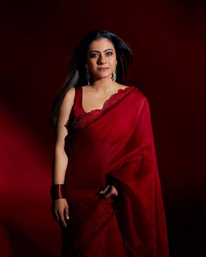 हा लूक पाहिल्यानंतर सगळ्यांना 'कभी खुशी कभी गम' चित्रपटाची आठवण झाली. (फोटो सौजन्य :kajol/इंस्टाग्राम)