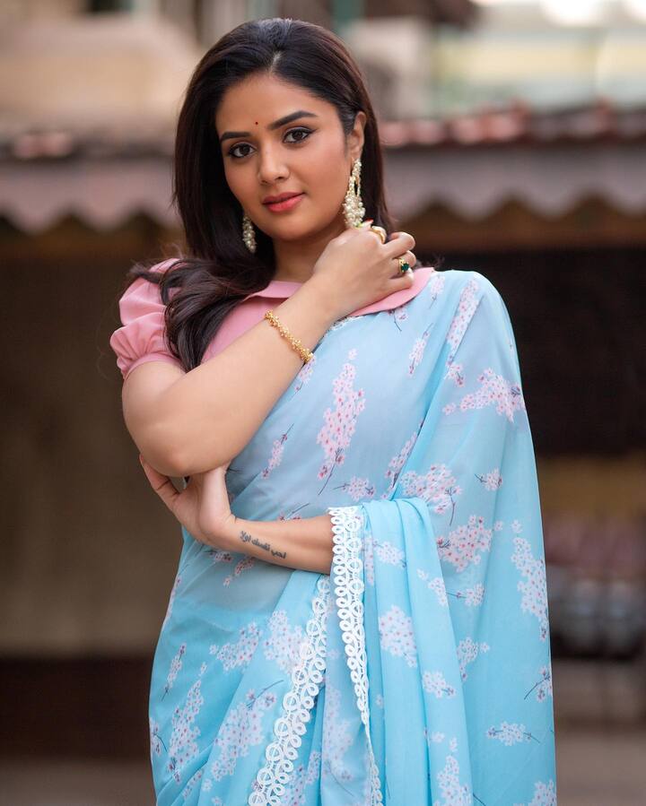శ్రీముఖి అందమైన ఫోటోలు -Image credit: Sreemukhi/Instagram
