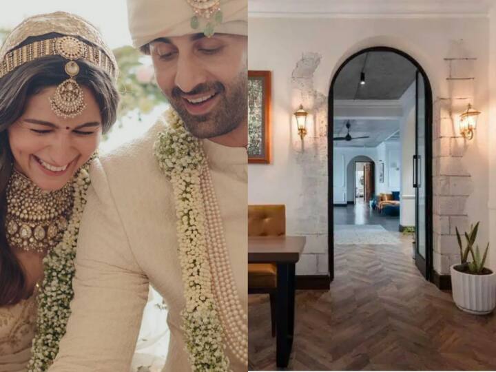 Ranbir Kapoor Alia House Photos:आलिया भट्ट और रणबीर कपूर हाल ही में एक बेबी गर्ल के पेरेंट्स बने हैं. दोनों अपनी प्रिंसेस के साथ एक 5 मंजिला लग्जरी हाउस में शिफ्ट हुए हैं. देखिए घर के अंदर की तस्वीरें