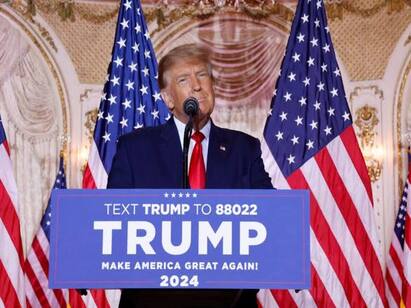 I Am Ready Donald Trump Announces Bid For 2024 US President Election Donald Trump : நான் தயார்.. 2024 அதிபர் தேர்தலில் போட்டியிடுவேன்.. அறிவித்த டொனால்ட் ட்ரம்ப்!