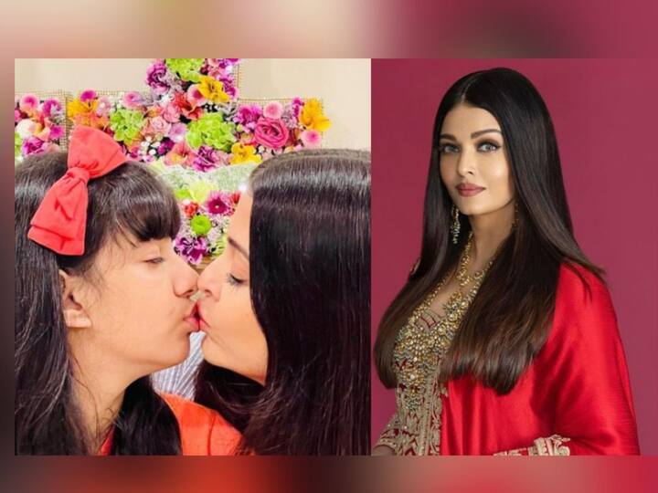 aishwarya rai bachchan trolled for lip kiss photo of daughter aaradhya bachchan Aishwarya Rai Bachchan: आराध्यासोबत लिप किसचा फोटो शेअर केल्यानं ऐश्वर्या ट्रोल; नेटकऱ्यांनी केल्या कमेंट्स