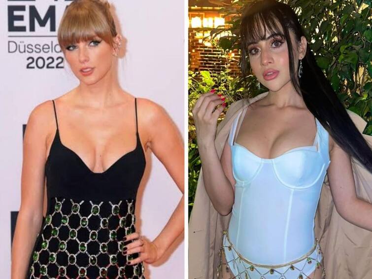 The Internet Alleges Taylor Swift Copied Uorfi Javed's Outfit Taylor Swift Apparently Copied Uorfi Javed's Outfit And Now We've Seen It All