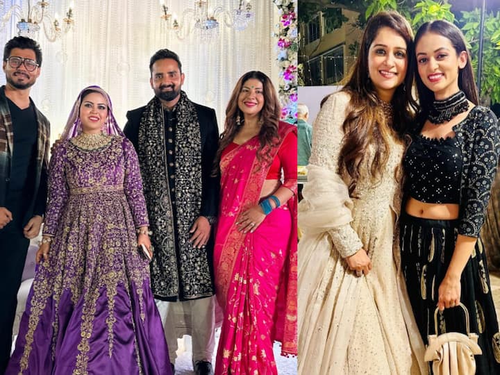Shoaib Ibrahim's sister and Dipika Kakar's sister-in-law, Saba Ibrahim got married recently and a lavish reception was held on November 15. Here is a peek into the star-studded reception pictures.