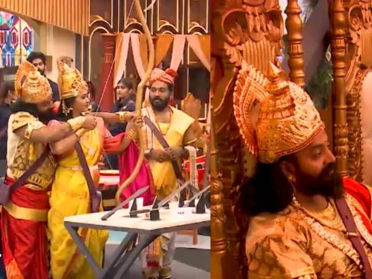 Bigg Boss 6 Tamil netizens troll robert master for behaving like Prabhas Bigg Boss 6 Tamil: ‘இது என்னடா பெரிய க்ரிஞ்சா இருக்கு’.. பாகுபலி பிரபாஸாக மாறிய ராபர்ட்.. கலாய்த்து தள்ளும் நெட்டிசன்கள்!