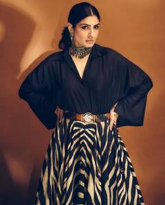 Raveena Tandon photo: રવિના ટંડનની લેટેસ્ટ તસવીરોએ જીત્યું ફેન્સનું દિલ