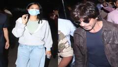 ਕੂਲ ਲੁੱਕ 'ਚ ਦਿਖੇ SRK ਤੇ ਸੁਹਾਨਾ ਨੇ ਪਹਿਨਿਆ ਮਾਸਕ , ਮੁੰਬਈ ਏਅਰਪੋਰਟ 'ਤੇ ਨਜ਼ਰ ਆਈ ਪਿਓ-ਧੀ ਦੀ ਜੋੜੀ