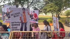 PHOTO : किरीट सोमय्यांच्या डॉक्टरेटविरोधात युवासेनेचं मुंबई विद्यापीठात आंदोलन