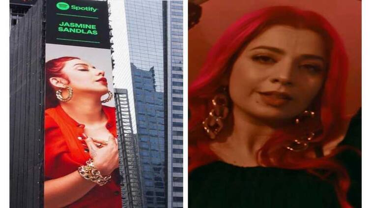 punjabi singer jasmine sandlas on spotify india billboard shares picture on social media fans congratulate her Jasmine Sandlas: ‘ਸਪੌਟੀਫਾਈ ਇੰਡੀਆ’ ਦੇ ਬਿਲਬੋਰਡ ‘ਤੇ ਛਾਈ ਜੈਸਮੀਨ ਸੈਂਡਲਾਸ, ਸੋਸ਼ਲ ਮੀਡੀਆ ‘ਤੇ ਪੋਸਟ ਸ਼ੇਅਰ ਕਰ ਜਤਾਈ ਖੁਸ਼ੀ