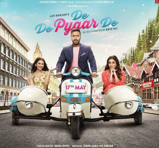 अजय देवगन, तब्बू और रकुल प्रीत स्टारर रॉमकॉम 'दे दे प्यार दे' भी बॉक्स ऑफिस पर सफल साबित हुई थी. फिल्म ने पहले दिन 10 करोड़ और ओपनिंग वीकेंड में करीब 38 करोड़ रुपए की कमाई की थी. फिल्म की लाइफटाइं कलेक्शन 103 करोड़ रही थी.