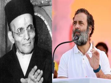 Rahul Gandhi : ஆங்கிலேயர்களை கண்டு அஞ்சிய சாவர்க்கர்.. நிலைப்பாட்டில் உறுதியாக இருக்கும் ராகுல் காந்தியின் அதிரடி பதில்..