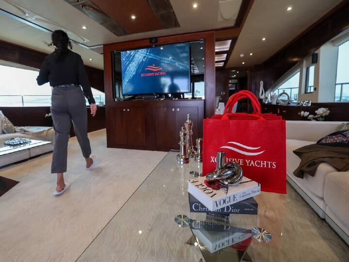 'We have a chef on board who offers gourmet cuisine from all over the world,' Thakker added, as well as 