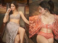 मिरर वर्क से सजी इस रिवीलिंग ड्रेस में हीरे की तरह चमकीं Ananya Panday, जरा दिल थामकर देखिएगा तस्वीरें