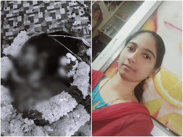 Guntur district Tenali Husband brutally killed wife in land issue DNN Tenali Crime : స్థలం అమ్మలేదని భార్యపై కత్తితో దాడి, హత్య చేసి మెడలో దండలు