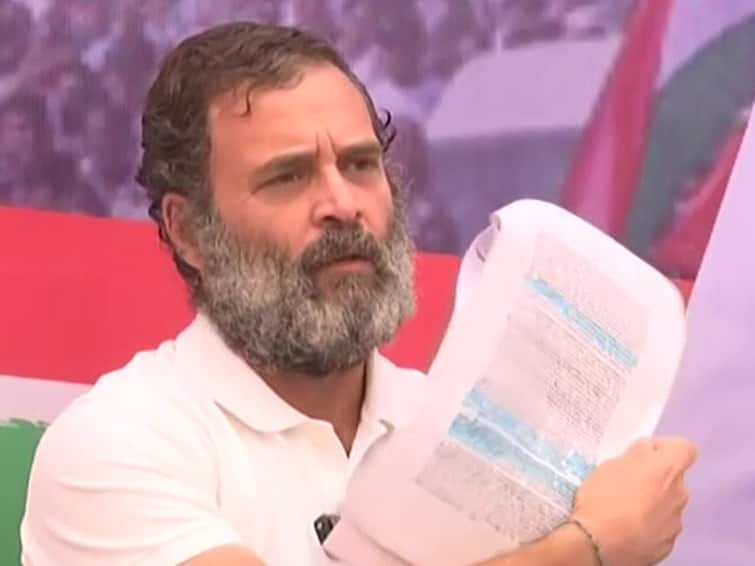 Rahul Gandhi Bomb Threat: राहुल गांधी को बम से उड़ाने की धमकी देने वाले से पूछताछ में हुआ खुलासा, पुलिस को बताई ये वजह Rahul Gandhi bomb threat Police interrogates person whose name written in letter for threatening Rahul Gandhi Bomb Threat: राहुल गांधी को बम से उड़ाने की धमकी देने वाले से पूछताछ में हुआ खुलासा, पुलिस को बताई ये वजह
