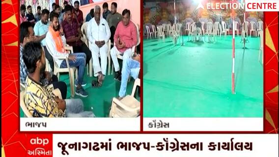 Junagadhમાં Congress કાર્યાલય ખાલીખમ