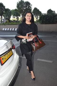 पति के साथ एयरपोर्ट पर कूल लुक में स्पॉट हुईं Divyanka Tripathi, कपल की सादगी ने जीता फैंस का दिल