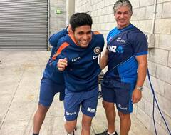 Photos: વરસાદના કારણે રદ થઇ મેચ તો ટીમ ઇન્ડિયાના ખેલાડીઓએ કરી મસ્તી