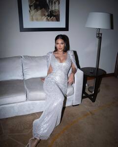 Esha Gupta Dazzles In Silver Sequins Gown. Check Out Pics