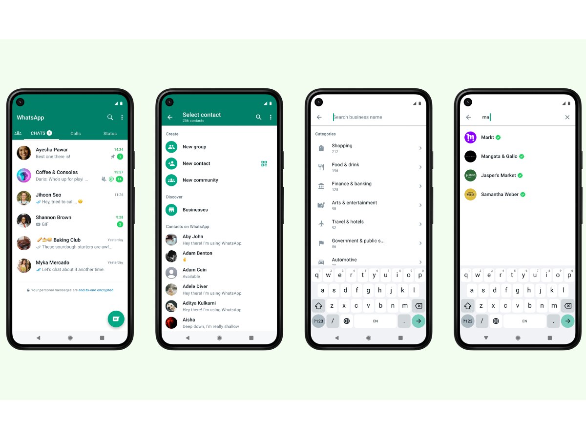 WhatsApp Launches In-App Directory To Let Users Find Businesses