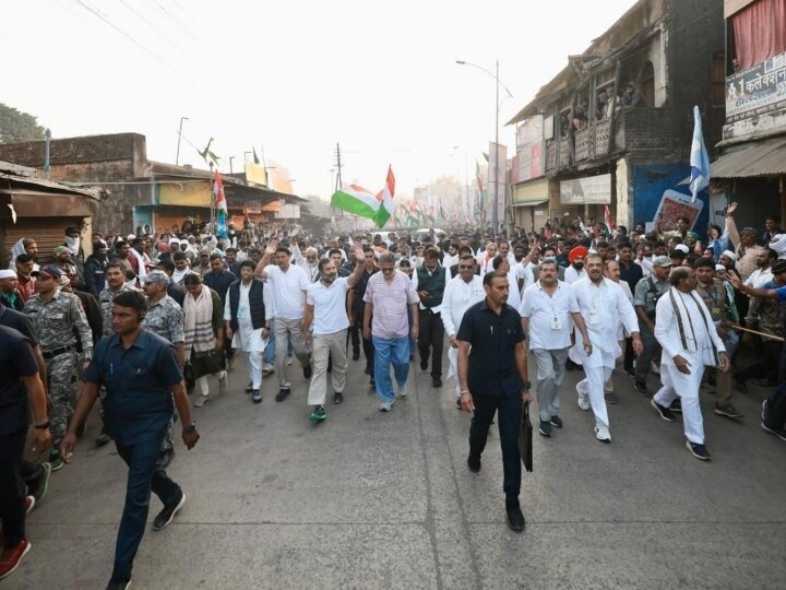 Bharat Jodo Yatra: राहुल गांधी के साथ-साथ दिखे महात्मा गांधी के प्रपौत्र तुषार गांधी, शेगांव में जनसभा आज