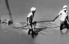 Diviseema Uppena Photos: గుట్టలు గుట్టలుగా శవాలు, సామూహిక అంత్యక్రియలు - దివిసీమ ఉప్పెన @45 ఏళ్లు