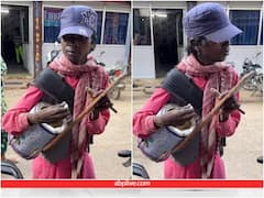 शख्स ने जुगाड़ लगाकर बजाया म्यूजिक, मेरे रश्के कमर की धुन ने जीता दिल