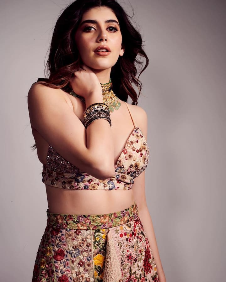 दिवंगत अभिनेता सुशांत सिंग राजपूतचा शेवटचा चित्रपट 'दिल बेचारा'मध्ये पहिल्यांदाच मुख्य भूमिकेत दिसलेली संजना संघी तिच्या पहिल्याच चित्रपटातून ती प्रसिद्धीच्या झोतात आली. (फोटो सौजन्य : sanjanasanghi96/इंस्टाग्राम)