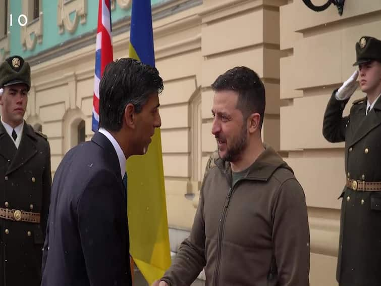 UK PM Rishi Sunak Meets Ukrainian Prez Zelensky During His First Visit To Kyiv Since Taking Office